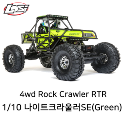 신형 Night Crawler SE, Green: 1/10 4wd Rock Crawler RTR 산악용 전동차량