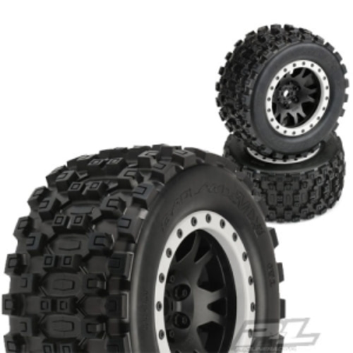 [매장입고][AP10131-13] [2세트] X-Maxx Badlands MX43 Pro-Loc Pre-Mounted All Terrain Tires (MX43)