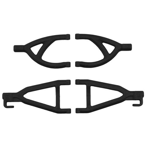 [#80602] 1/16 Mini E-Revo Rear Upper &amp; Lower A-arms (Black)