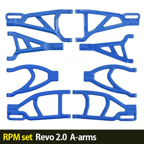 [RPM set] 1/10 Revo 2.0 A-arms (Blue)