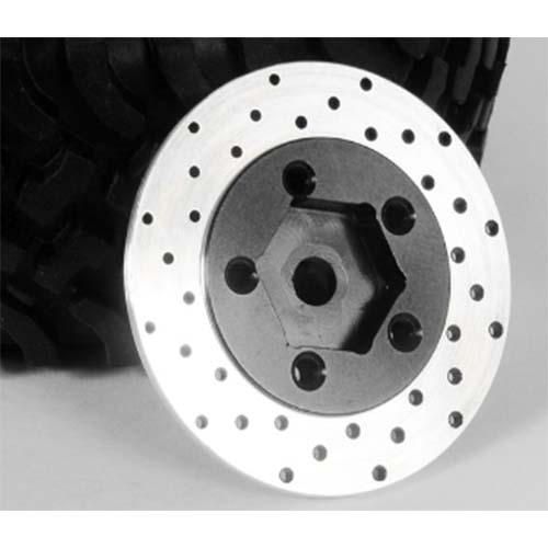 [#Z-S0532] [4개] 1.9 5 Lug Steel Wheel Hex Hub w/ Brake Rotor