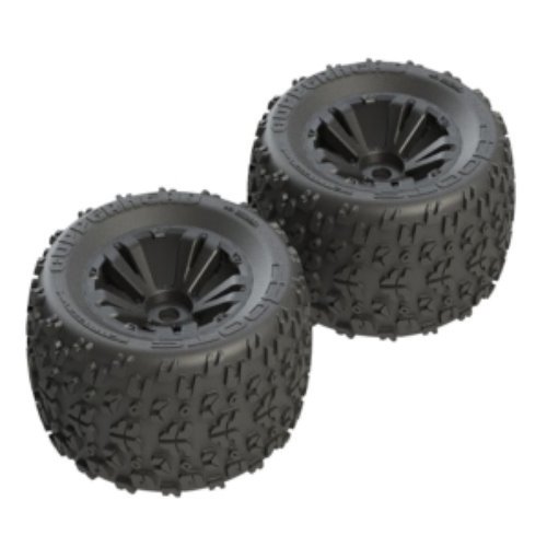 AR550013 Copperhead MT 6S Tire/Wheel Glued Blk (2)