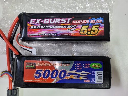 [매장입고]EX-BURST 3셀5500ma 50c super slim 딘스