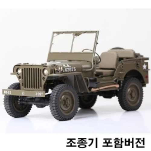 [][ROC10601RSGN]WILLYS RTR ROC HOBBY 1/6 1941 WILLYS JEEP MILTARY SCALER RTR (조종기 포함 버전)