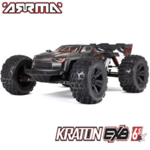 [ARA8708T1]ARRMA 1/8 KRATON 6S BLX 4X4 EXtreme Bash Speed Monster Truck RTR, Black