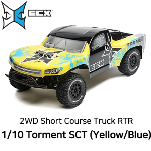 1/10 2WD Torment SCT Brushed, LiPo: Yel/Blue RTR