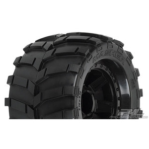 AP1189-11 Masher 3.8&quot; (Traxxas Style Bead) All Terrain Tires Mounted for 17mm Monster Truck