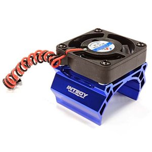 [#C25794BLUE] High Speed Cooling Fan+Heatsink Mount for 36mm O.D. Motor (Blue) (트랙사스 슬래쉬 VXL)