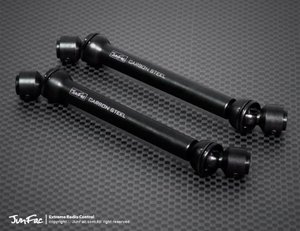 Axial Honcho (stock), Axial Wraith Axial (stock), Wrangler Unlimited Rubicon (stock) and custom truck (5mm output shaft)