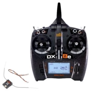최신형 DX8e 8-Channel Transmitter w/SPM4648 DSMX Quad Race Receiver w/Diversity