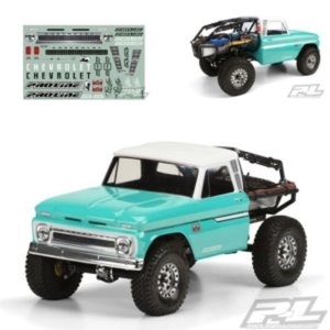 AP3483-01 1966 Chevrolet C-10 Clear Body (Cab Only) for SCX10 Trail Honcho 12.3 (313mm)