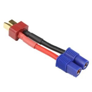[#BM0044]Connector Adapter - Deans Male to EC3 Female (5cm/14AWG)