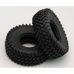 [#Z-T0100] [2개] Mud Thrashers 1.55&quot; Scale Tires (크기 93.3 x 35.4mm)