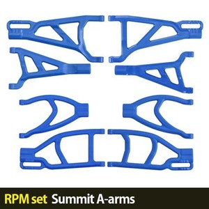 [RPM set] 1/10 Summit A-arms (Blue)