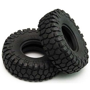 [#Z-T0053] [2개] Rock Crusher X/T 1.55&quot; Scale Tires (크기 93.9 x 34.9mm)