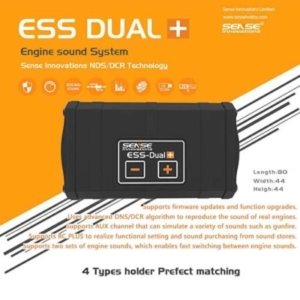 [매장입고][#ESS-DUAL+] [호환성필독] ESS-Dual Plus Real Engine Sound Simulator (2 Speakers) (for SCX10 III, TRX-4)