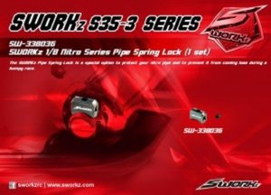 SWORKz 1/8 Nitro Series Pipe Spring Lock (1 set)