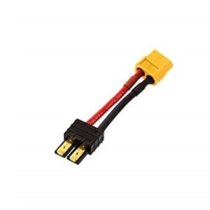 [#BM0155] Connector Adapter - TRX Male to XT60 Female (5cm/14AWG)