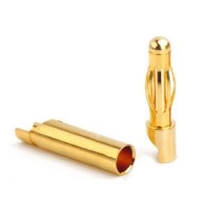 [FUSE0014]Gold Plated 4.0mm Bullet Banana Connector for solid for 1 pair