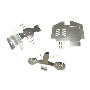 UDR Stainless Steel Skid Plates for Front, Center, Rear Chassis