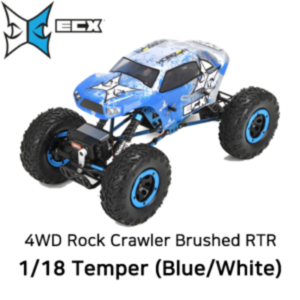 1/18th Temper 4WD Rock Crawler Brushed RTR 산악용-전동라클 W/조종기