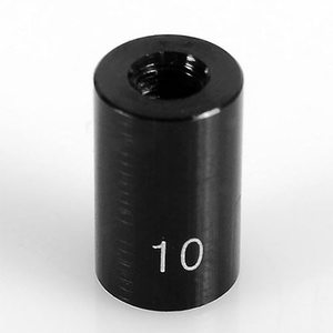 [단종] [#Z-S1453] [4개입] 10mm (0.39&quot;) Internally Threaded Aluminum Link (Black)