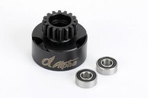 Alpha Clutch Bell 18T with vented + Bearing 5*11mm(2pcs)