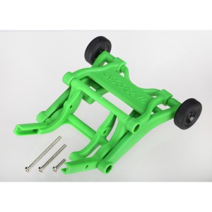 AX3678A Wheelie bar assembled (green) (fits Stampede Rustler Bandit series)