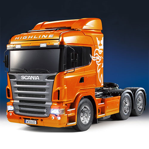 1/14 Scania R620 6x4 Highline - Full Op. Finished (Metallic Orange)