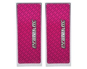 PTK-1102-PNK   ProTek RC Universal &quot;Thick&quot; Chassis Protective Sheet (Pink) (2) (12.5x33.5cm)