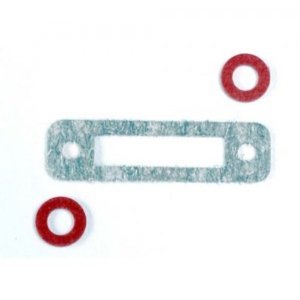 AX3156 Exhaust header Gasket (1)/ gaskets pressure fitting (2) (for side exhaust engines only)