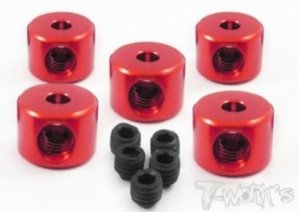 [TA-020R]Aluminum 2mm Bore Collar ( Red ) each 5pcs (#TA-020R)