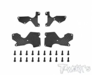 Graphite A-arm Stiffeners 1mm Set (For Mugen MBX8) (#TO-246-MBX8-1)