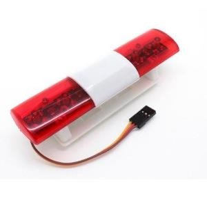 Police Car LED Lighting System Oval Style (Red)