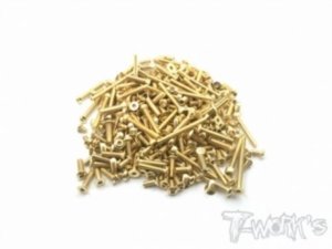 Gold Plated Steel Screw Set 197pcs For Mugen MBX-8 (#GSS-MBX8)