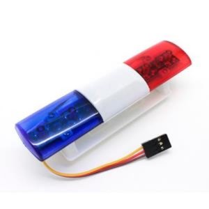Police Car LED Lighting System Oval Style (Blue / Red)