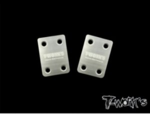 [TO-220-M]Stainless Steel Rear Chassis Skid Protector ( Mugen MBX-8 ) 2pcs.