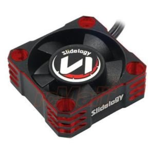 Slidelogy Aluminum Storm V2 Cooling Fan 30X30mm Red/Black