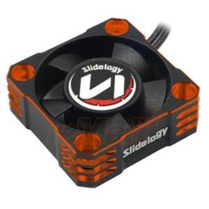 Slidelogy Aluminum Storm V2 Cooling Fan 30X30mm Orange/Black