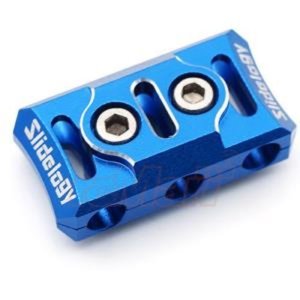 [#SDY-0105BU] Aluminum Case 12-14 Gauge Wire Guard Clamp Blue