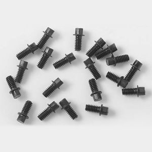 [#Z-S1802] [20개입] Miniature Scale Hex Bolts (M2 x 4mm) (Black) (스케일 볼트)