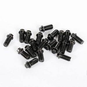 [#Z-S0696] Miniature Scale Hex Bolts (M3 x 6mm) (Black)