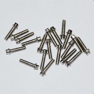[#Z-S0423] Miniature Scale Hex Bolts (M2 x 8mm) (Silver)