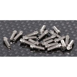 [#Z-S1196] Miniature Scale Hex Bolts (M2 x 6mm) (Silver)