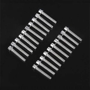 [#Z-S1598] Miniature Scale Hex Bolts (M2.5 X 12mm) (Silver)