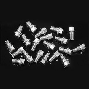 [#Z-S1563] Miniature Scale Hex Bolts (M2.5 X 4mm) (Silver)
