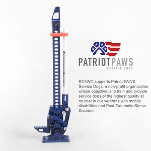 [#Z-S1954] 1/10 Hi-Lift® Patriot Edition Jack (Blue)