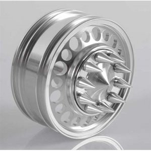 [#Z-W0154] [2개] Choas 1.7&quot; Semi Truck Front Wheels w/Spiked Caps