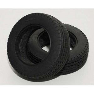 [#Z-T0066] [2개입] LoRider 1.7&quot; Commercial 1/14 Semi Truck Tires (크기 73.2 x 21.9mm)