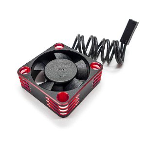 30x30x10mm aluminium high speed cooling fan (Red)